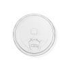 96-Series PLA flat sipping lid with cap