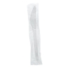 6.5in compostable CPLA knife, individual wrap