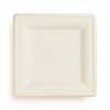 Nourish 10in Square Plate, Natural Molded Fiber