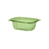 Veridian™ 12oz PLA two-piece deli container green