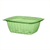 Veridian™ 32oz PLA two-piece deli container green