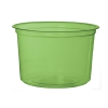 Veridian™ 16oz PLA round deli container green