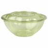 Veridian™ 24oz PLA Petal Salad Bowl w/ Lid green