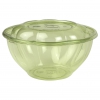 Veridian™ 32oz PLA Petal Salad Bowl w/ Lid green