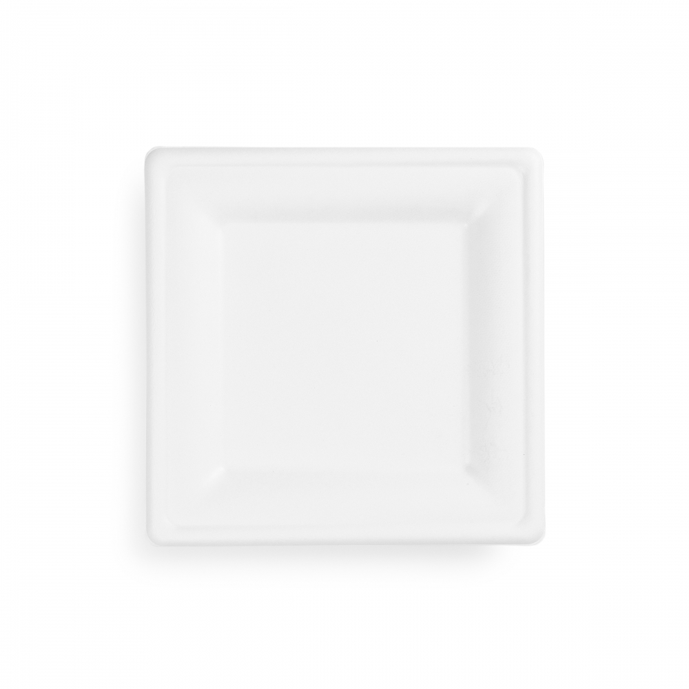 Yellow Square Plates